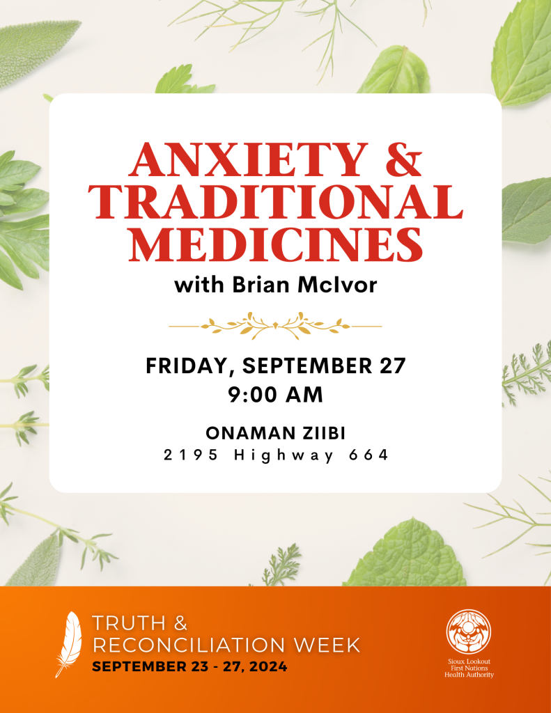 Anxiety and Traditional Medicines - Fri Sept 27