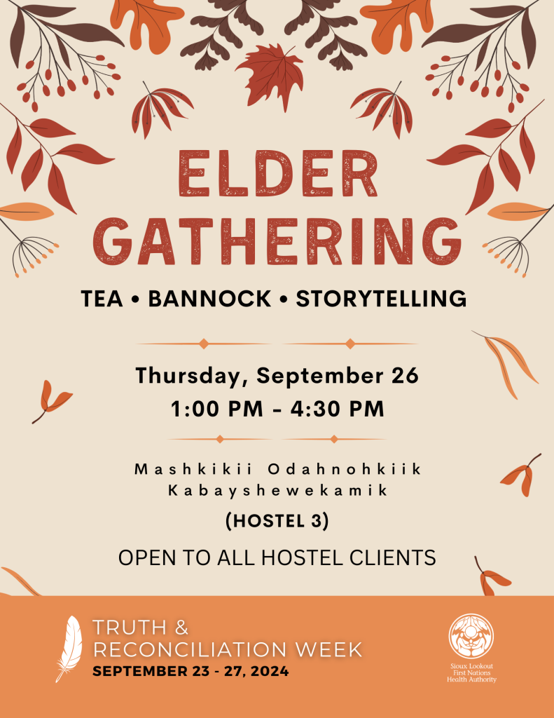 Elder Gathering - Thursday Sept 26